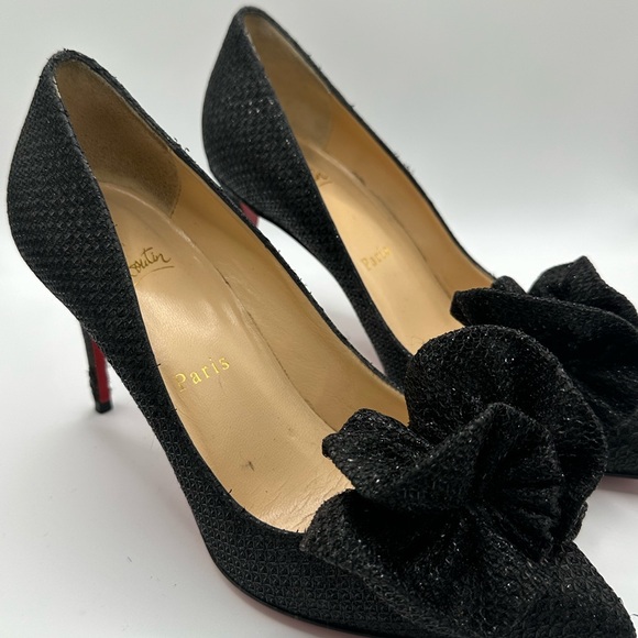 Christian Louboutin Anemosia 85 Glitter Diams - Size 37 (READ) - Picture 7 of 8